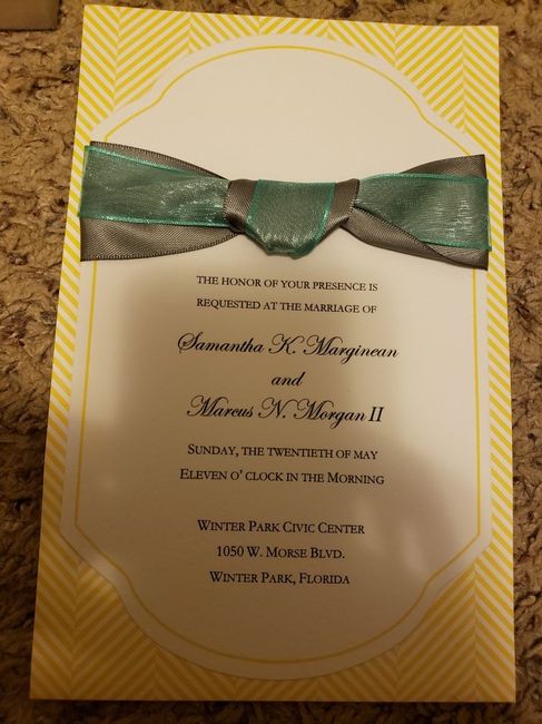 Invitation pockets - 1