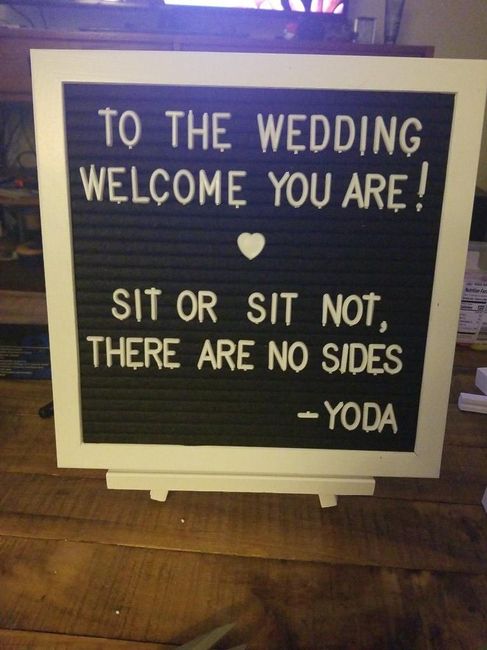 Welcome sign