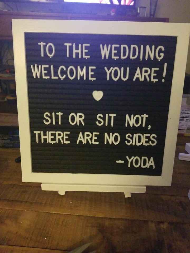 Welcome sign