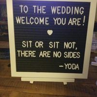 Welcome sign