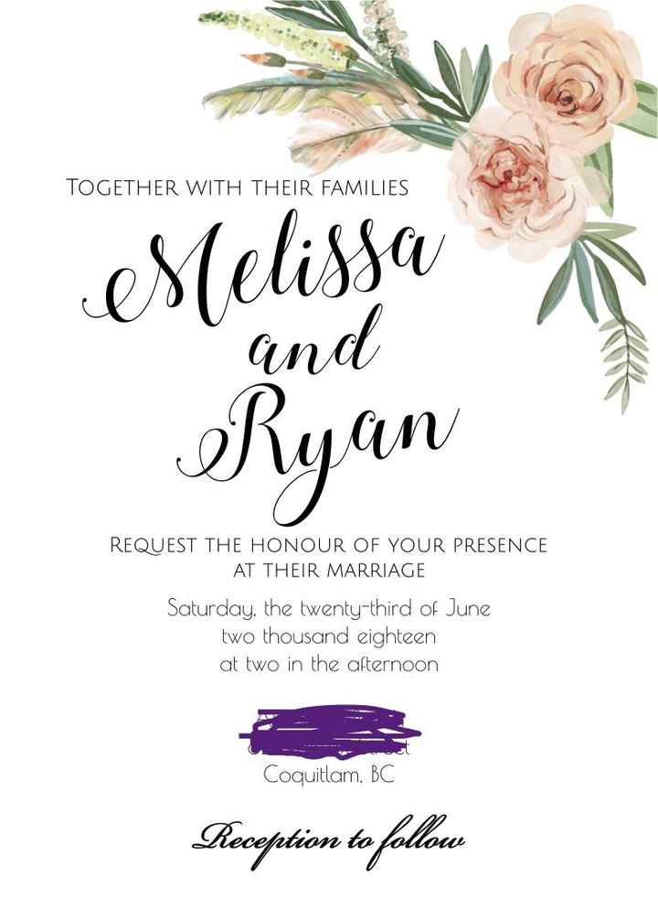 Critique my invite!