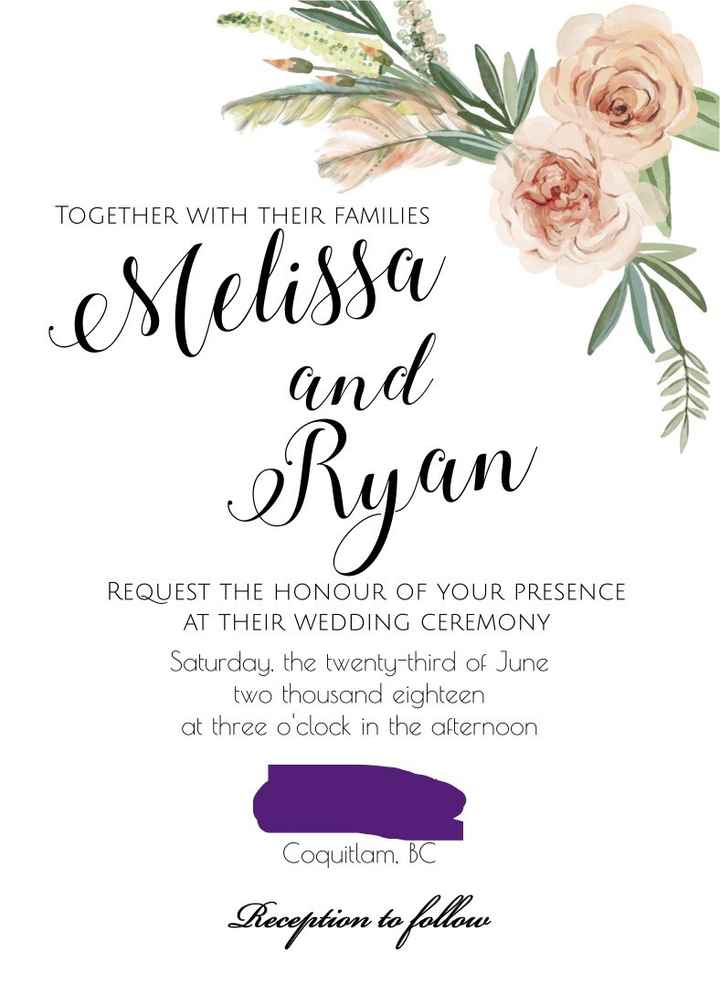 Critique my invite!