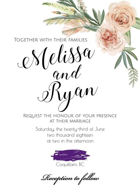 Critique my invite!