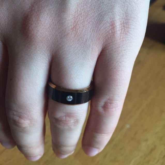 His ring is here!