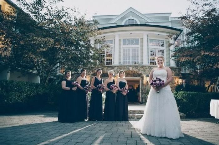 Show me your bridesmaid dresses with your wedding dress!