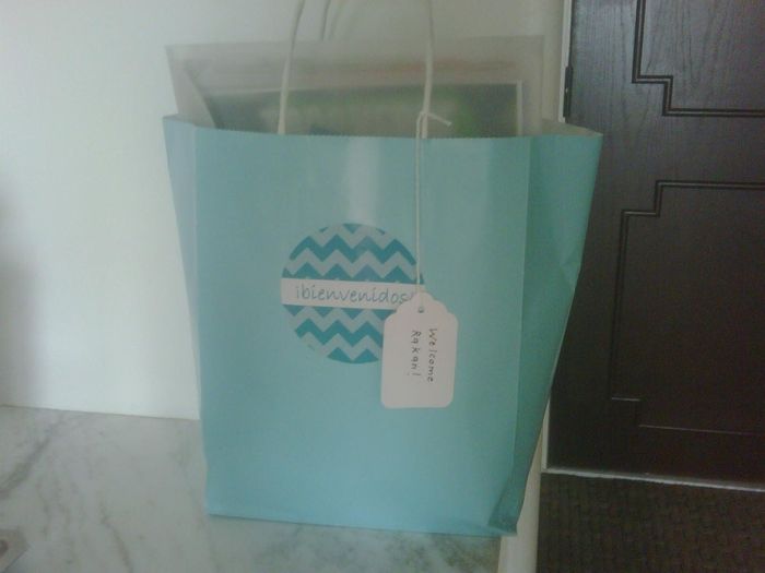 Welcome bags?!?!