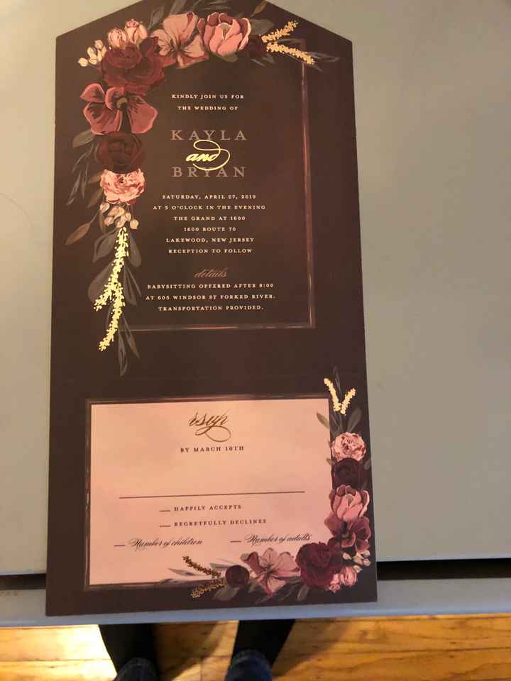 Minted invitations - 1