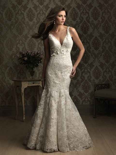 ATTENTION all brides w/a lace fit and flare gown