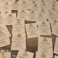 Finished Invitations