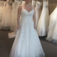 Got the dress! Elegant in front, sexy in the back.... :D