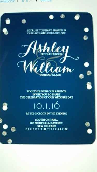 Fiancé hates wedding invites