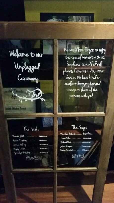 Wedding Program Poster