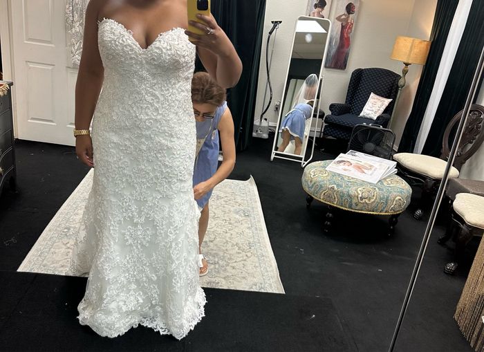 Wedding dress alteration anxiety - 1