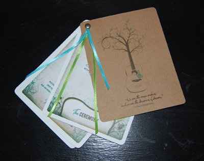 14 Days!!! DIY Programs and Favor/Cd's I did last night *PICS*