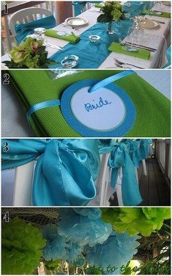 Anybody with a tropical theme or lime and turqouise colors