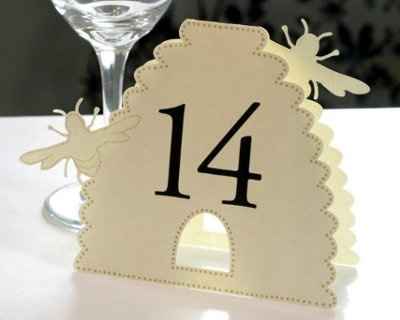 Centerpiece ideas for bumble bee themed wedding