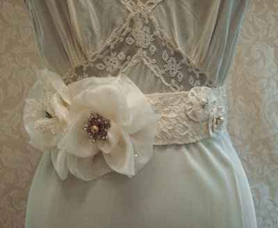 Crying over my wedding dress.