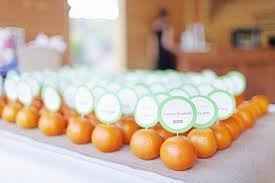 Escort card ideas