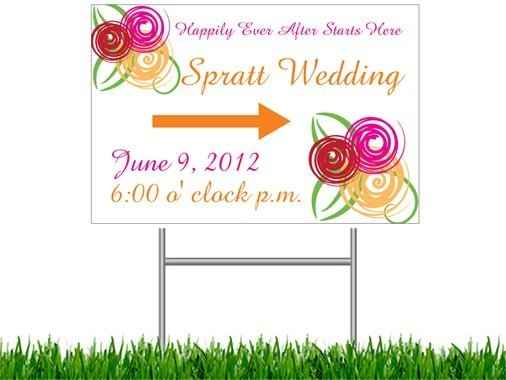 Lets see your wedding Signs :)