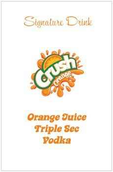Got my Signature Drinks!  ** updated with signs ordering from VP **