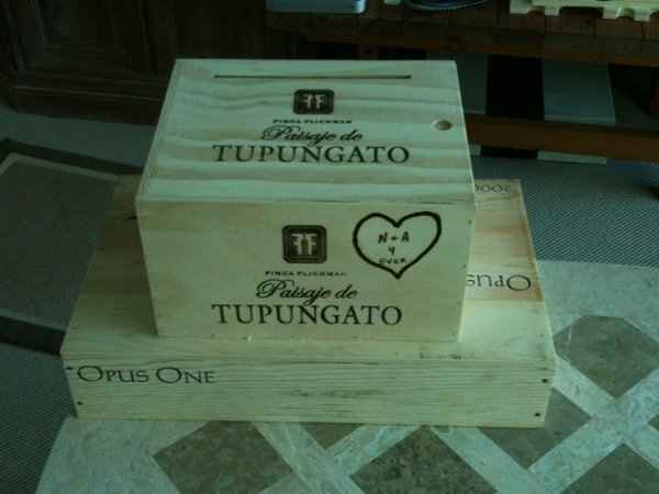 Our wine card box
