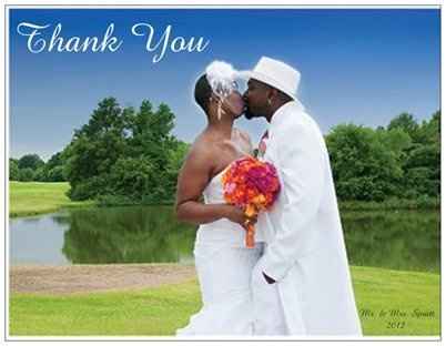 Post Wedding VP order........Thank You Post Cards
