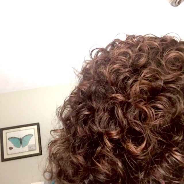 Close up of curls