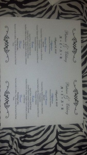 Does anyone have a free Menu template?