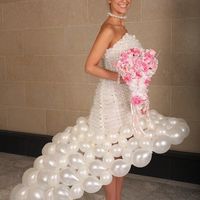 That's some wedding dress