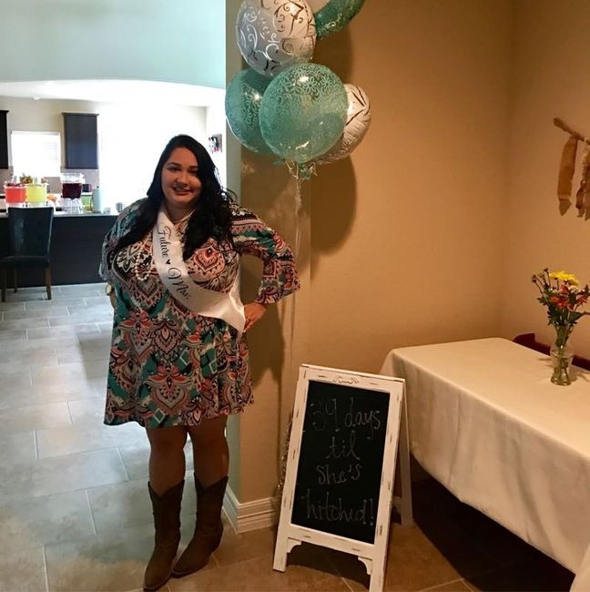 Show me your bridal shower dress.