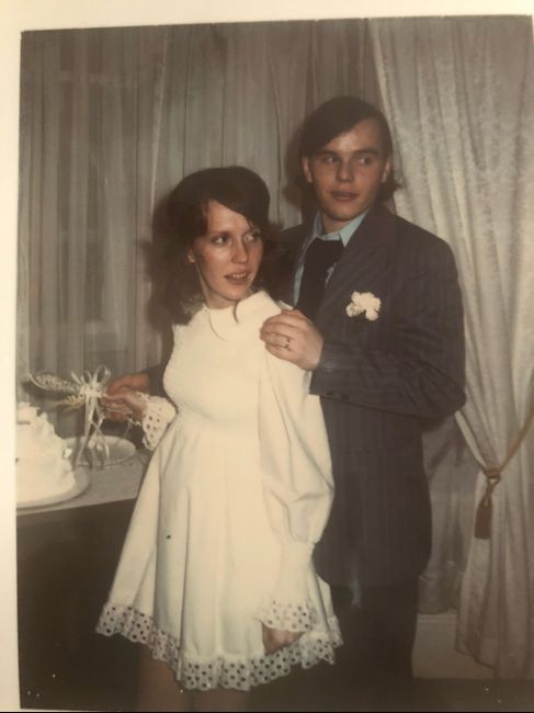 i found pictures from my parents wedding! 3