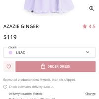 No bridesmaid dresses 6 weeks out - 1