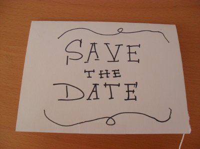Mock up Save The Dates