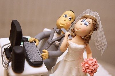 Unique Wedding Cake Topper for Geeks