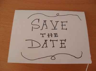 Mock up Save The Dates