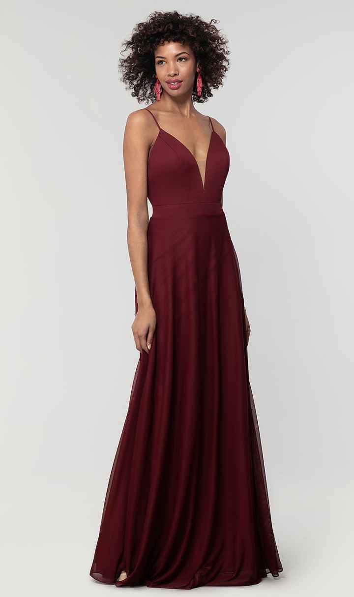 Kleinfeld Bridal Party KL-200165 in Cranberry