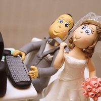 Unique Wedding Cake Topper for Geeks