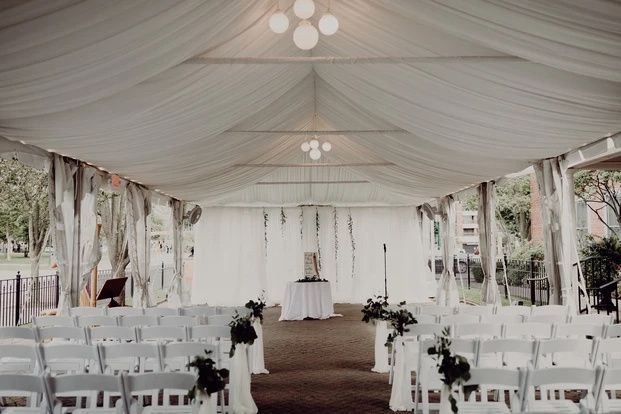 Elegant Tent Ceremony Backdrops? 1