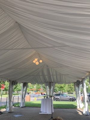 Elegant Tent Ceremony Backdrops? 3