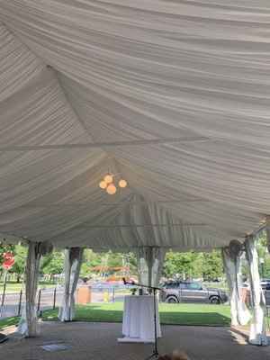 Elegant Tent Ceremony Backdrops? - 2
