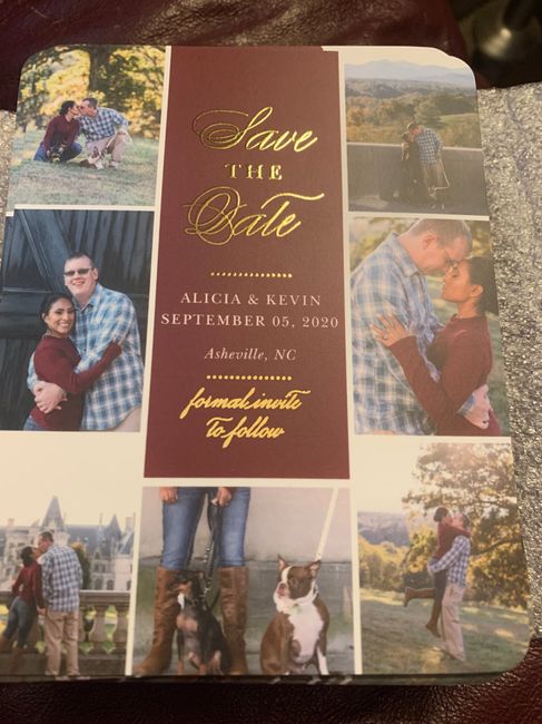 Got our Save The Date finally 1