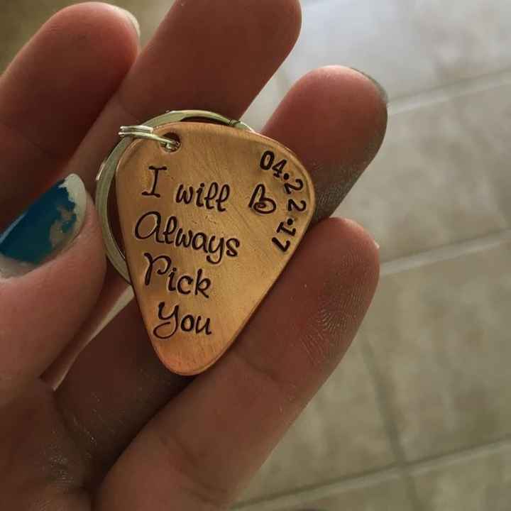 Did you get your FH a day of wedding gift?