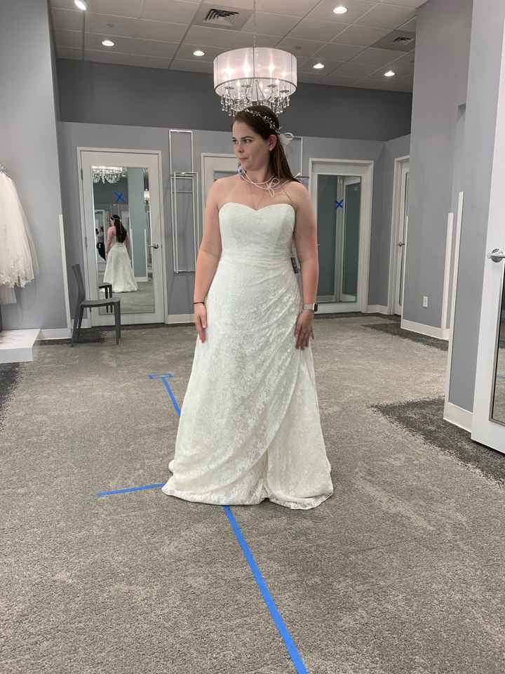 Choosing between two dresses - 1