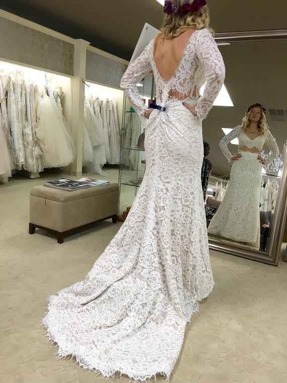 Wedding dresses(two piece)
