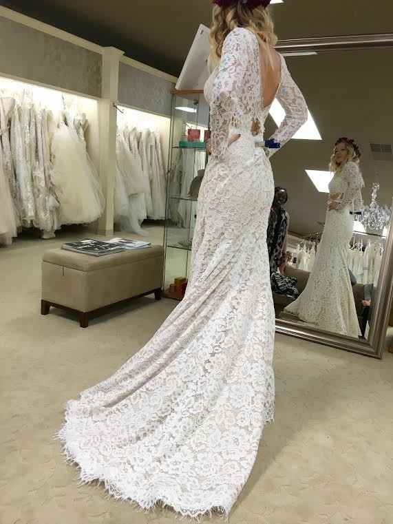 Wedding dresses(two piece)