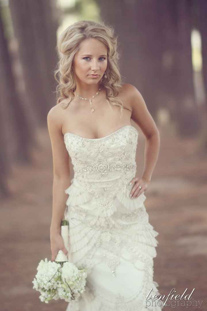 Show me your wedding dresses, and tell me where they are from,and the cost? :)