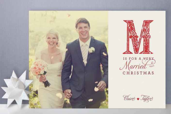KWR - Sending wedding photos with holiday cards