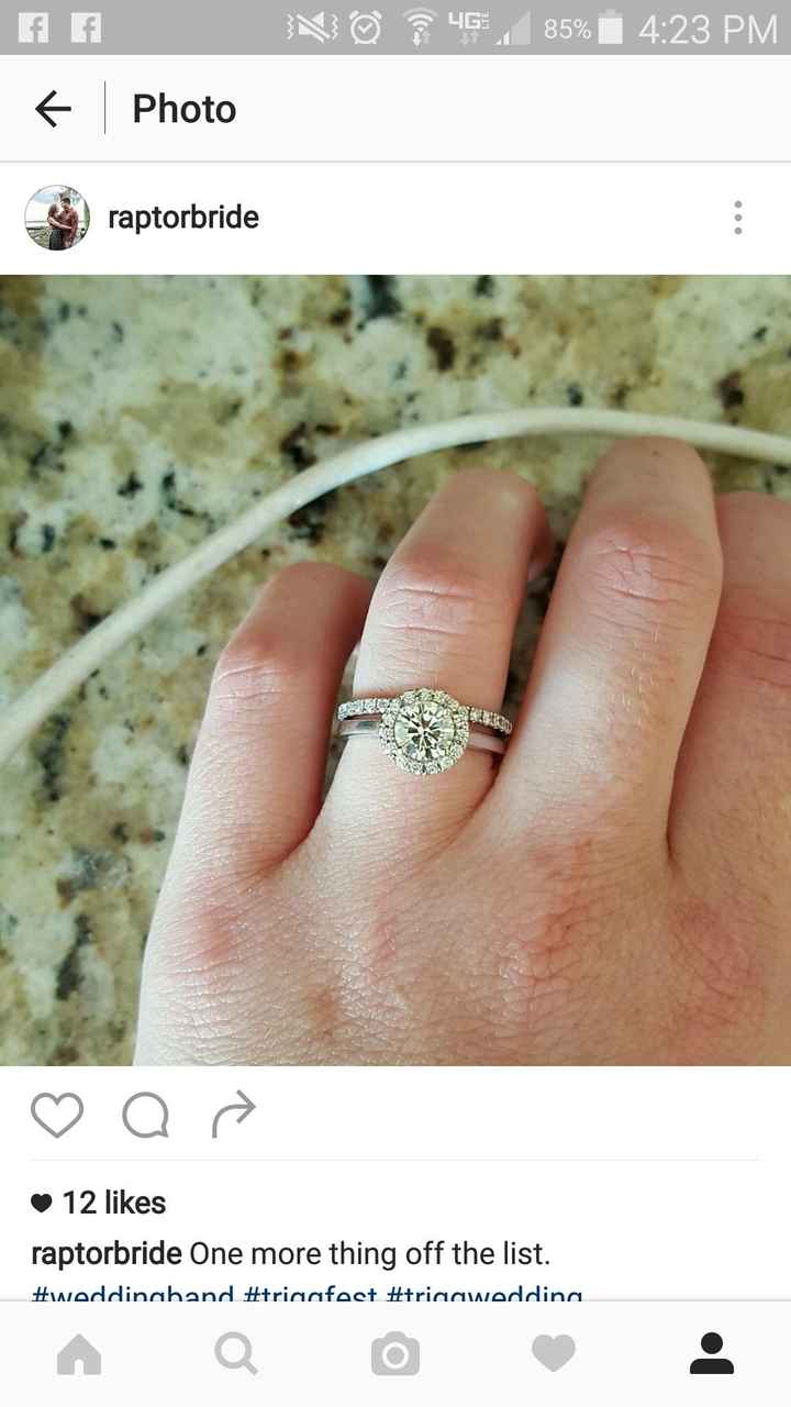 Wedding bands that don't sit flush