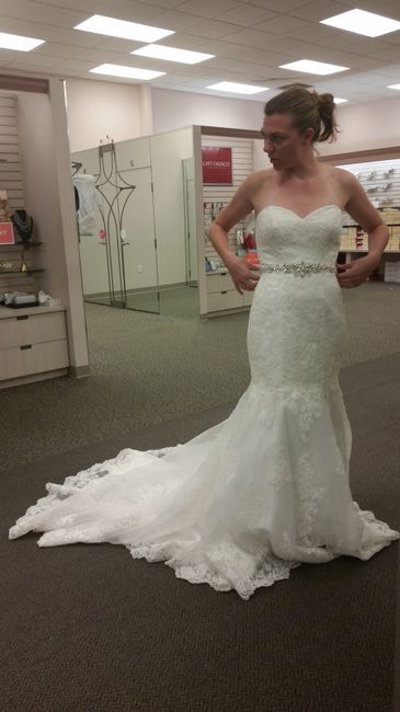 Trying on some dresses!