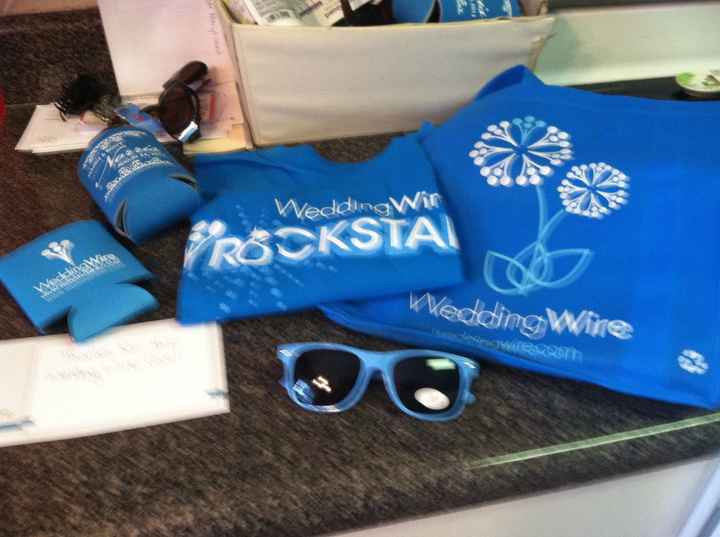 Thanks for the swag bag, Wedding Wire!! PICS!